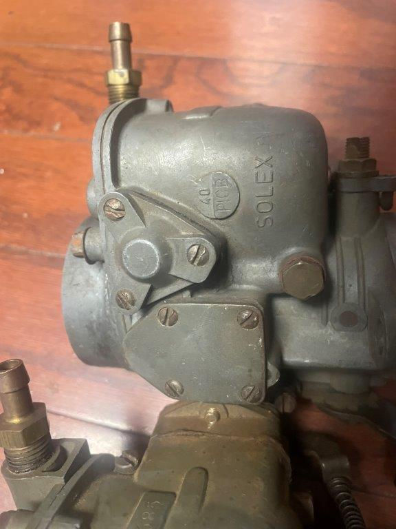 Thumbnail: 40 PBIC Solex Carbs and intakes for 1500 and 1600 Super