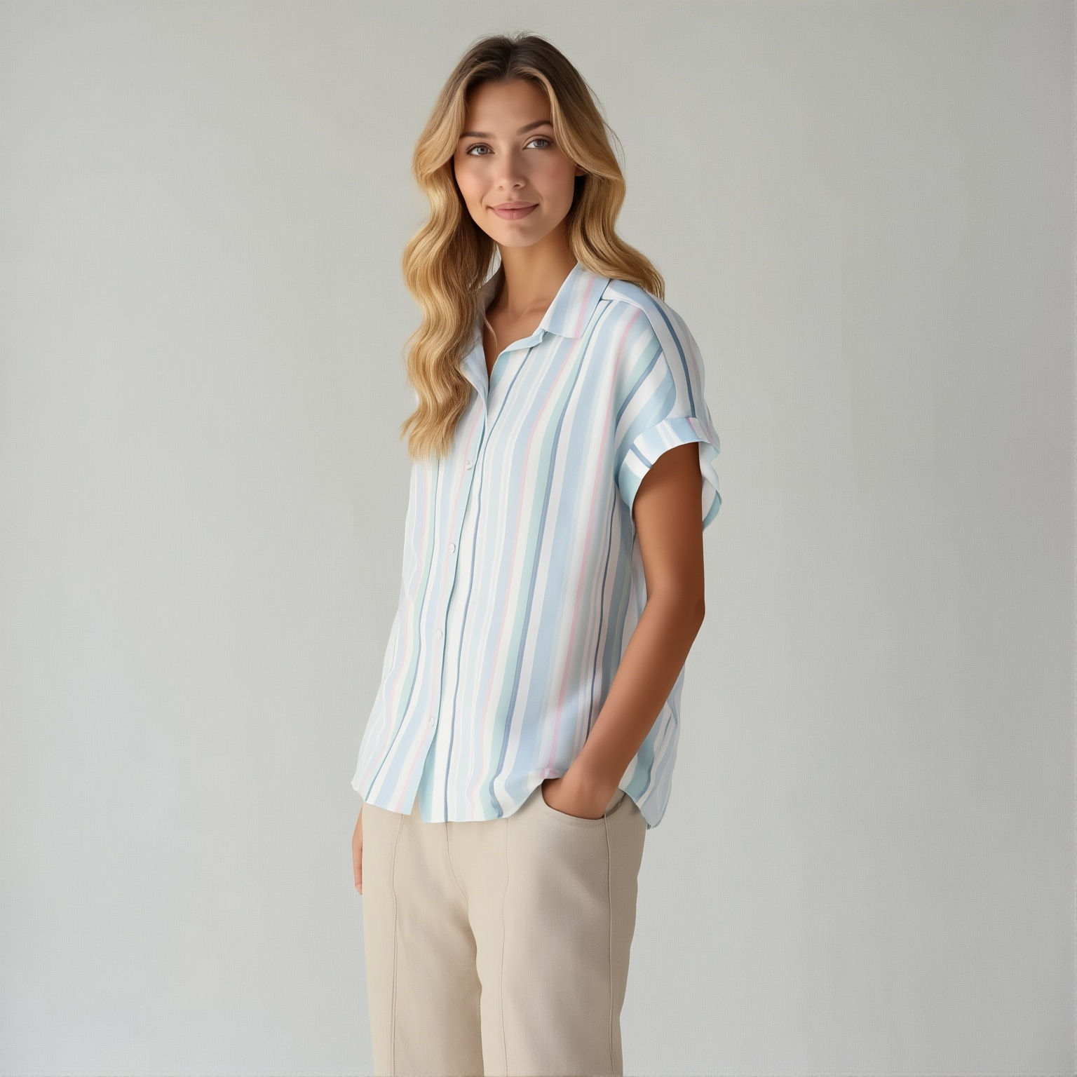 NRL 5108 S/S Thistle Woven