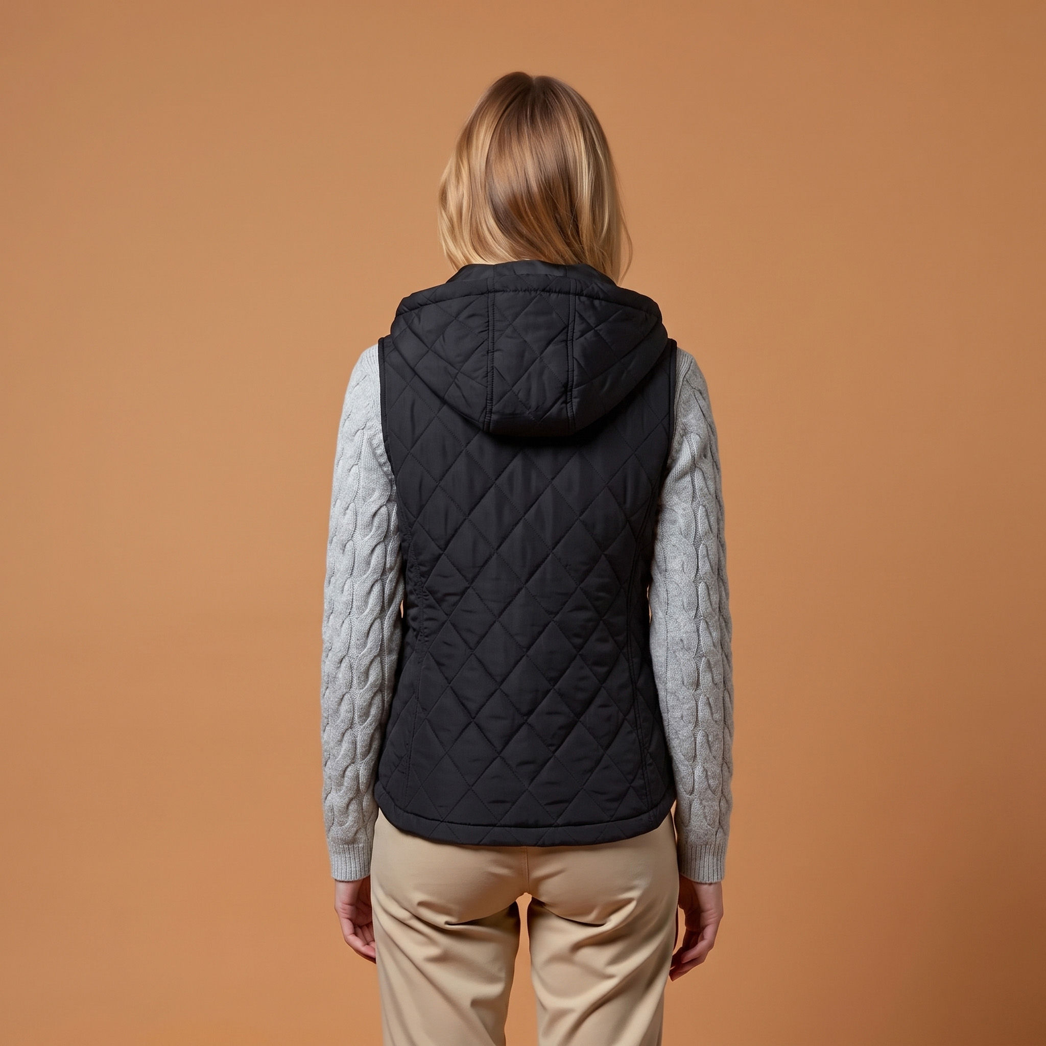 NRL 8117 Greenwich Mid Length Vest W/ Hood