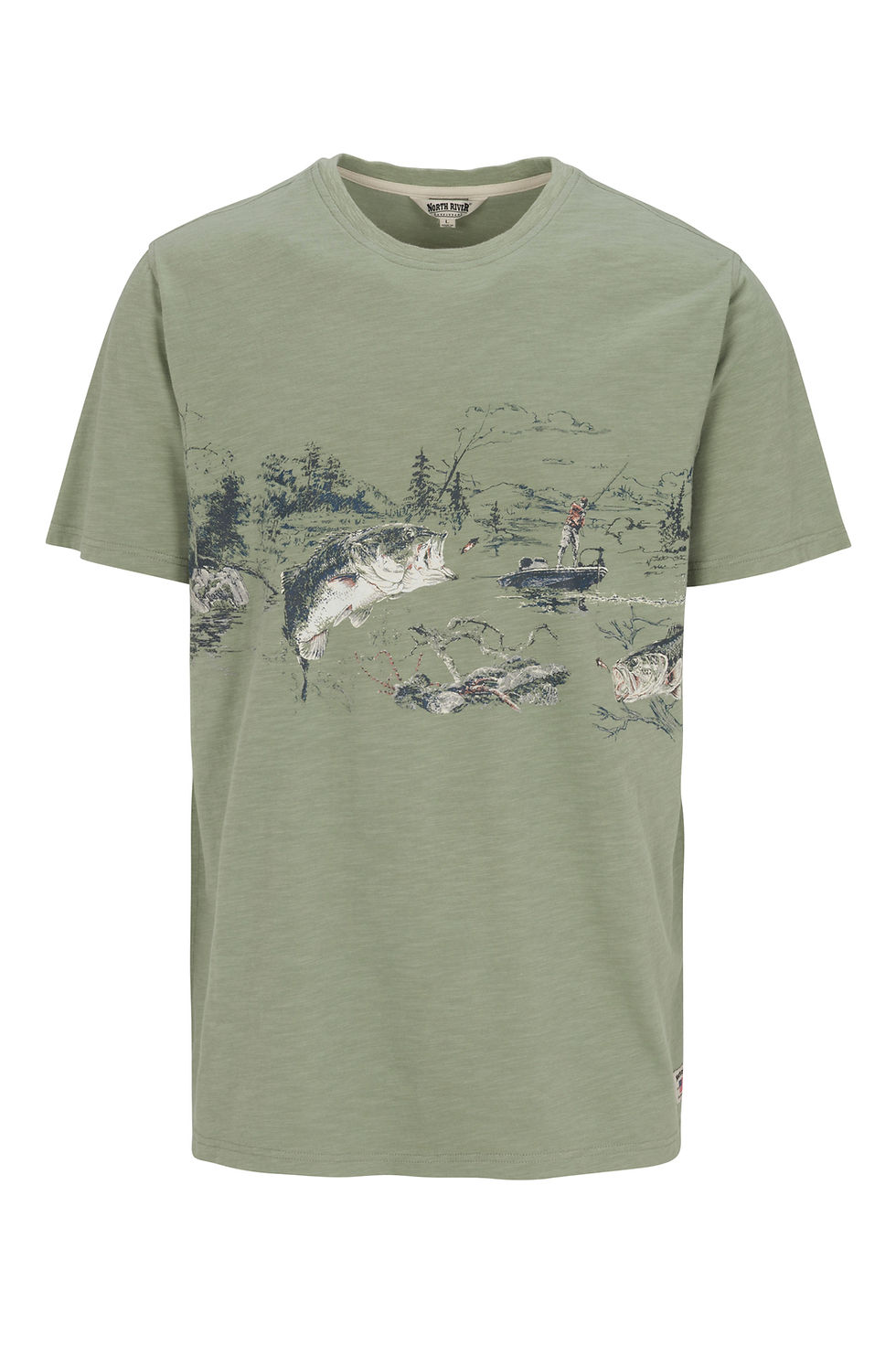 Thumbnail: NRM 1231 Slub Jersey Graphic Tee