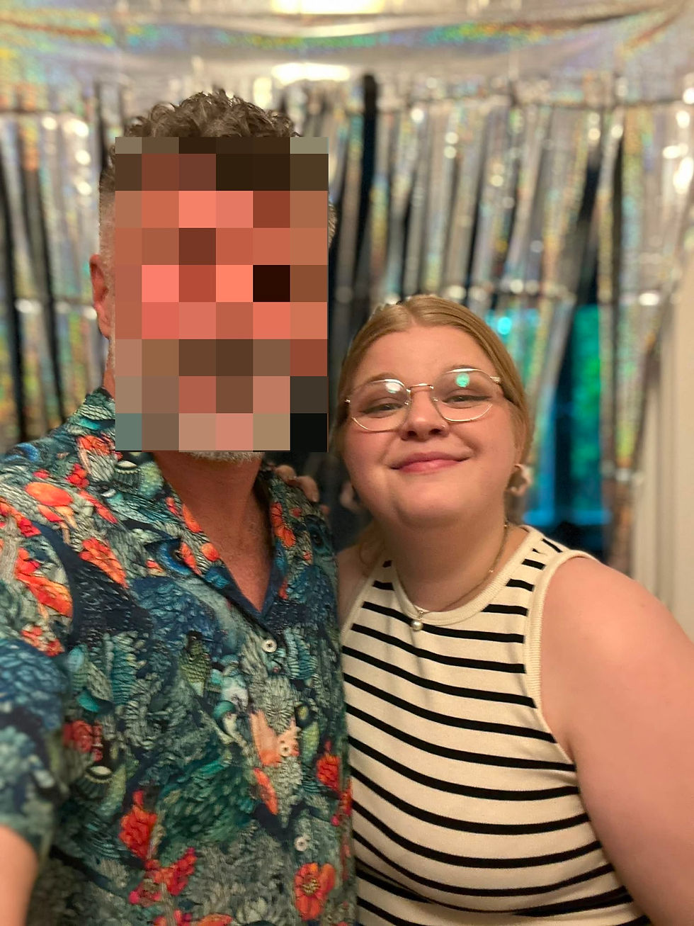 Mein Kollege und ich im Partymodus