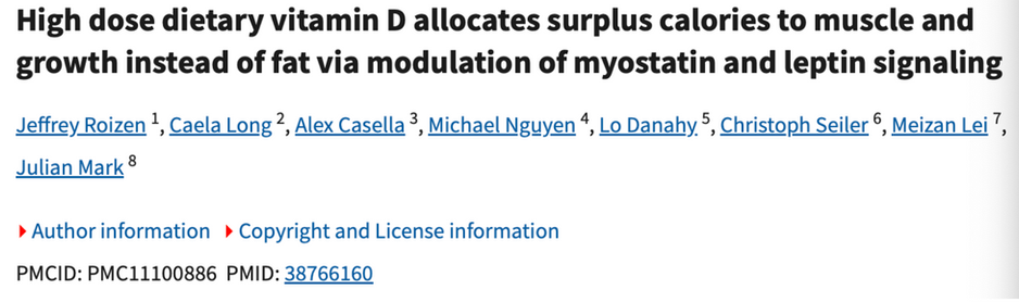 D Vitamini Besinleri Kas Olarak Depoluyor