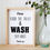 Thumbnail: PLEASE FLUSH THE TOILET & WASH YOUR HANDS- WOOD SIGN