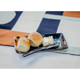 Horn Butter Tray + Knife