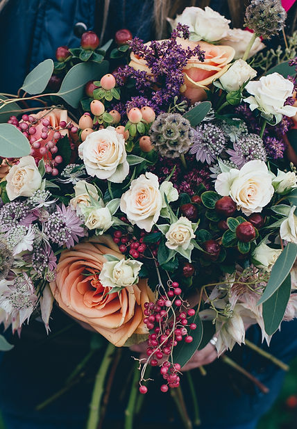 Bouquet de fleurs colorées