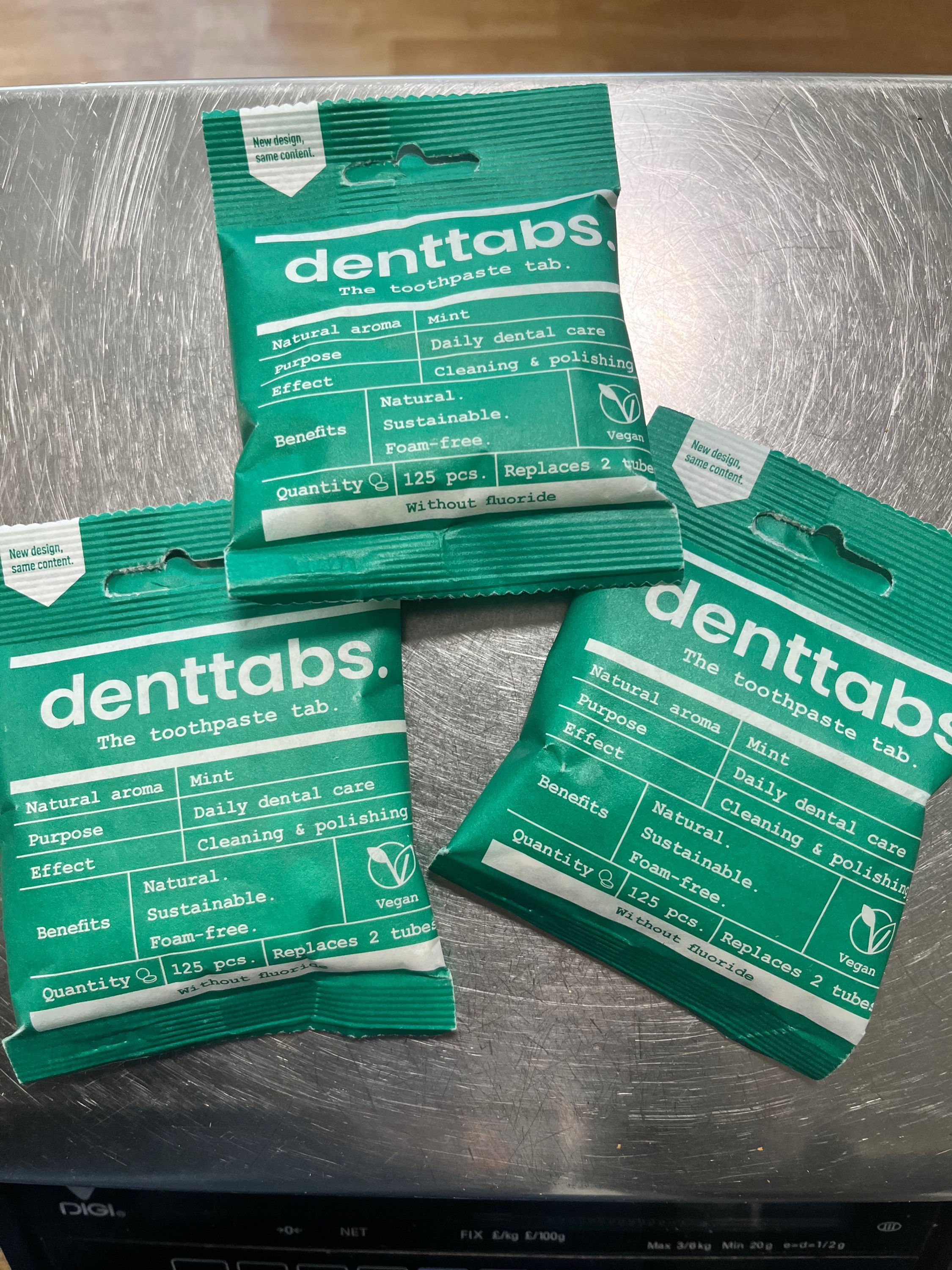 Toothpaste tablets without fluoride (125 tablets)