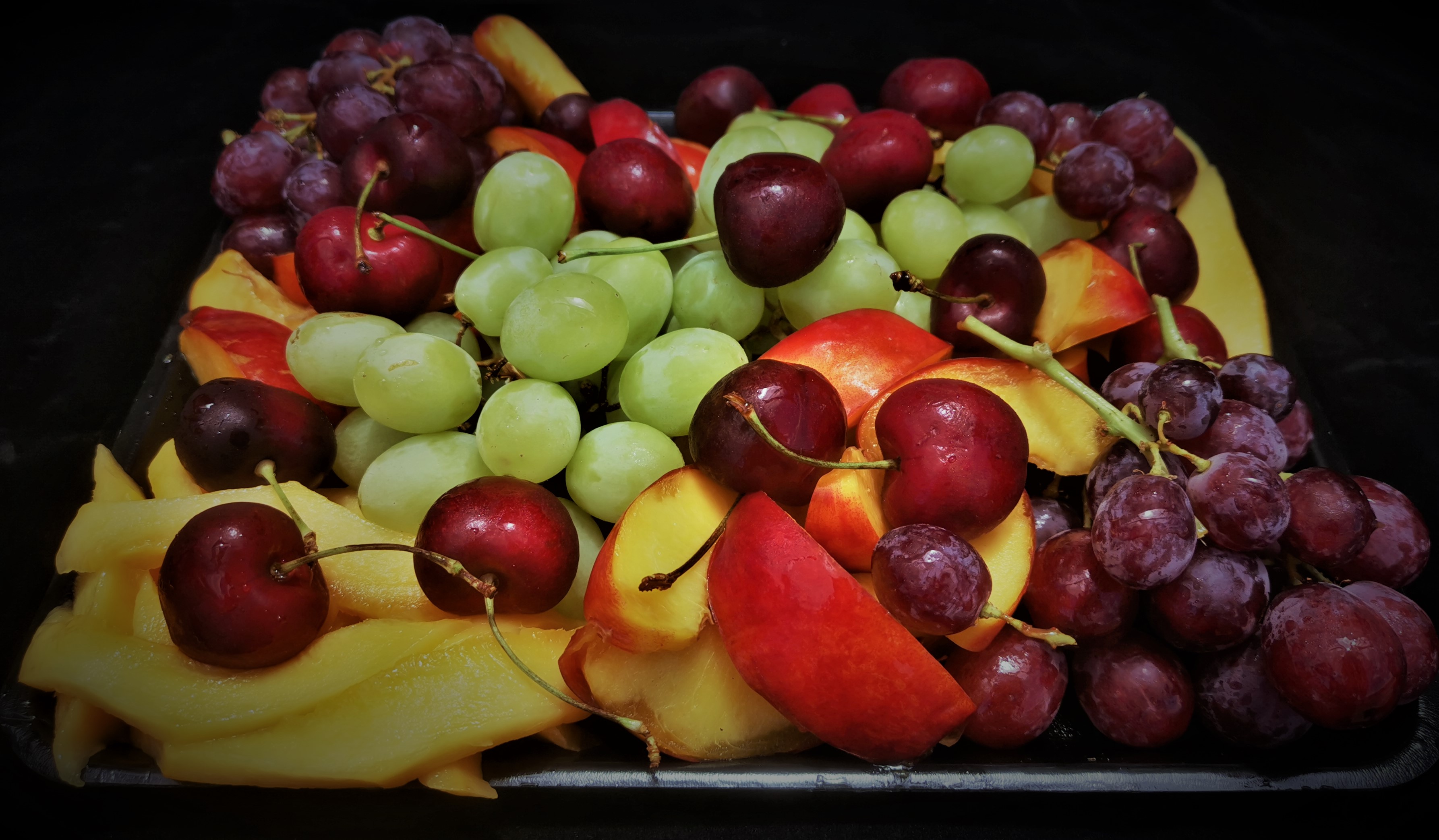 Arranged Food and Objects