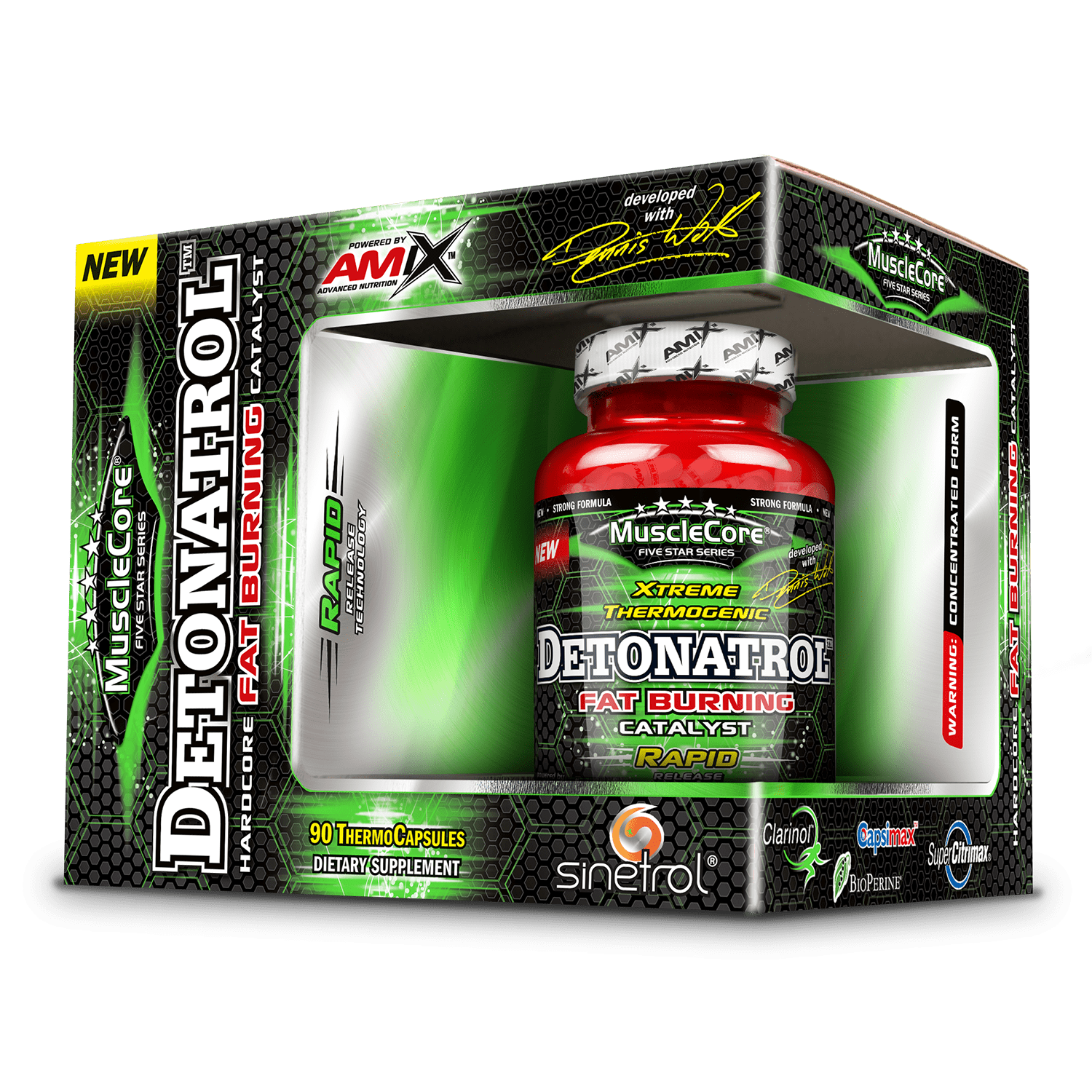 DETONATROL FAT BURNER 90 CAPS