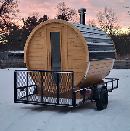 Wood Burning Mobile Sauna - Heat Retreat Sauna