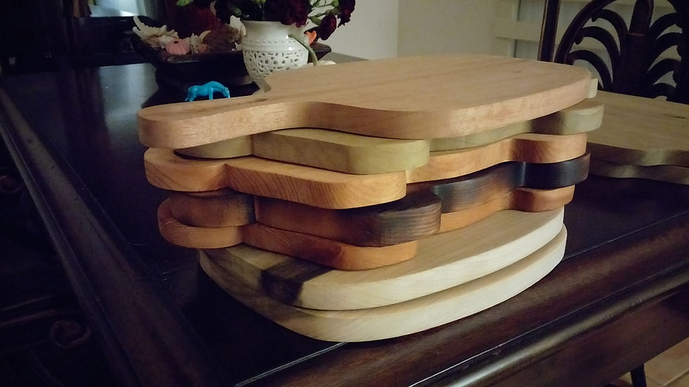 Thumbnail: Lighthouse Point Collection- mahogany wood serving board