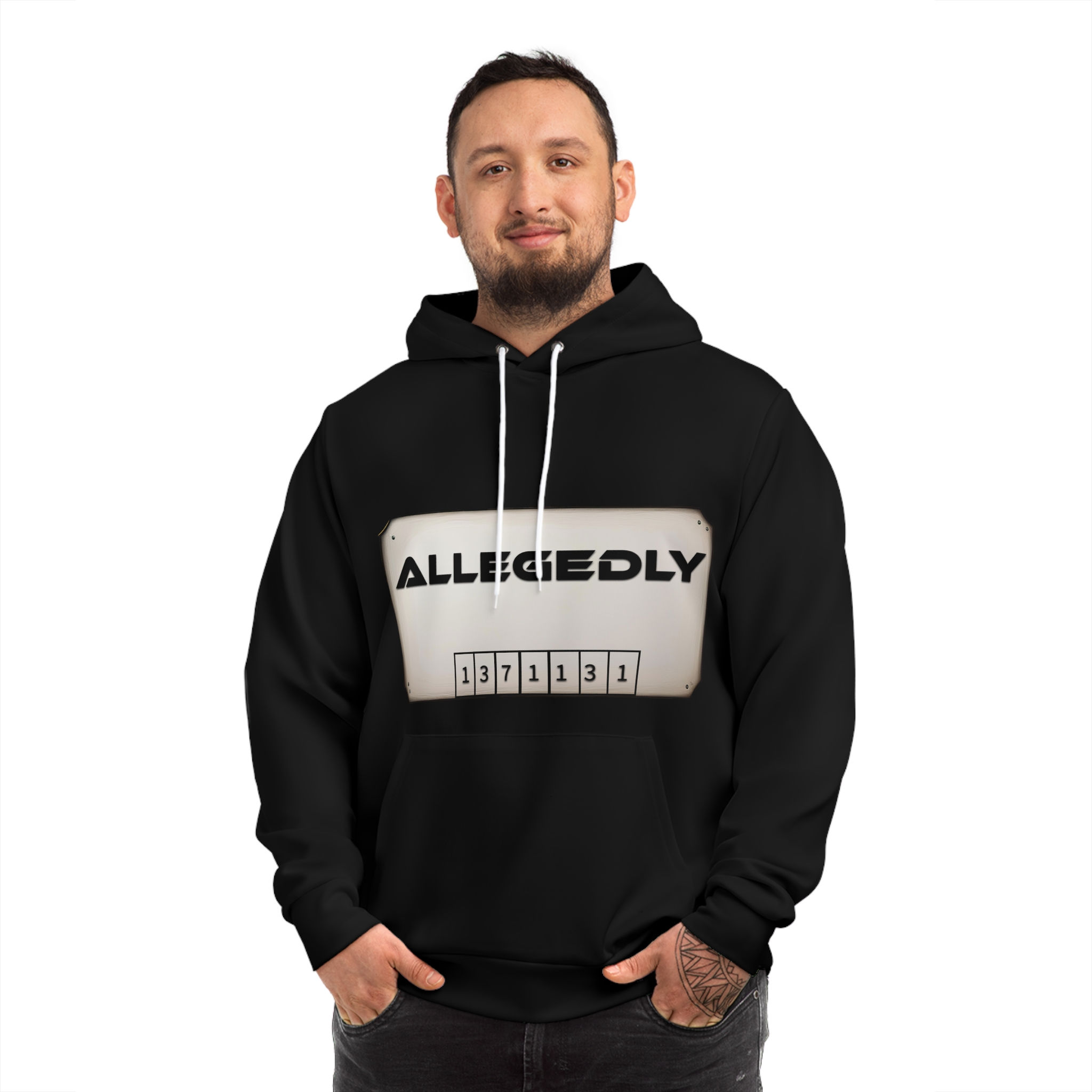 Allegedly Hoodie - Trendy Fashion Sweatshirt