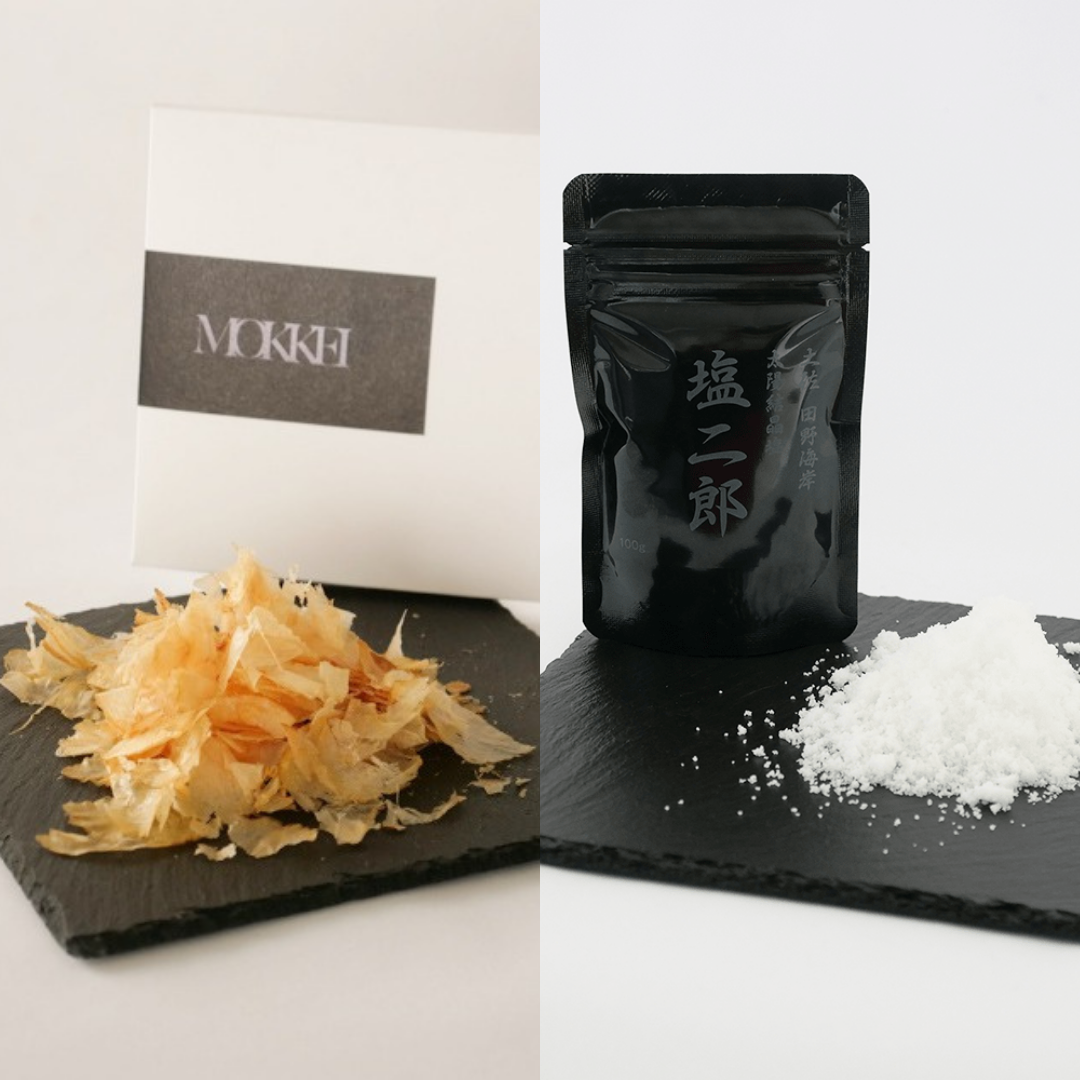 高知の天才職人 特別セット(木鶏 MOKKEI 3個&田野屋塩二郎の塩 黒 1個)(送料込・税込)