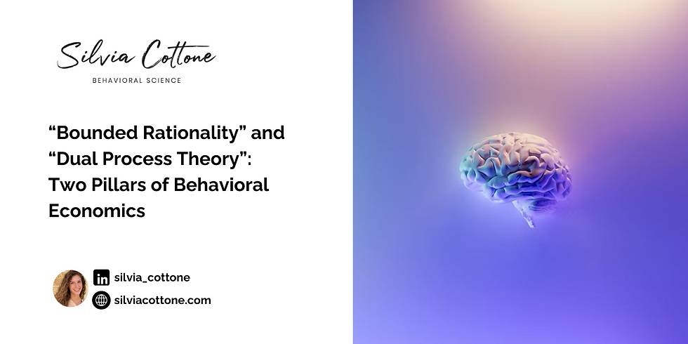 “Bounded Rationality” and “Dual Process Theory”: Two Pillars of Behavioral Economics