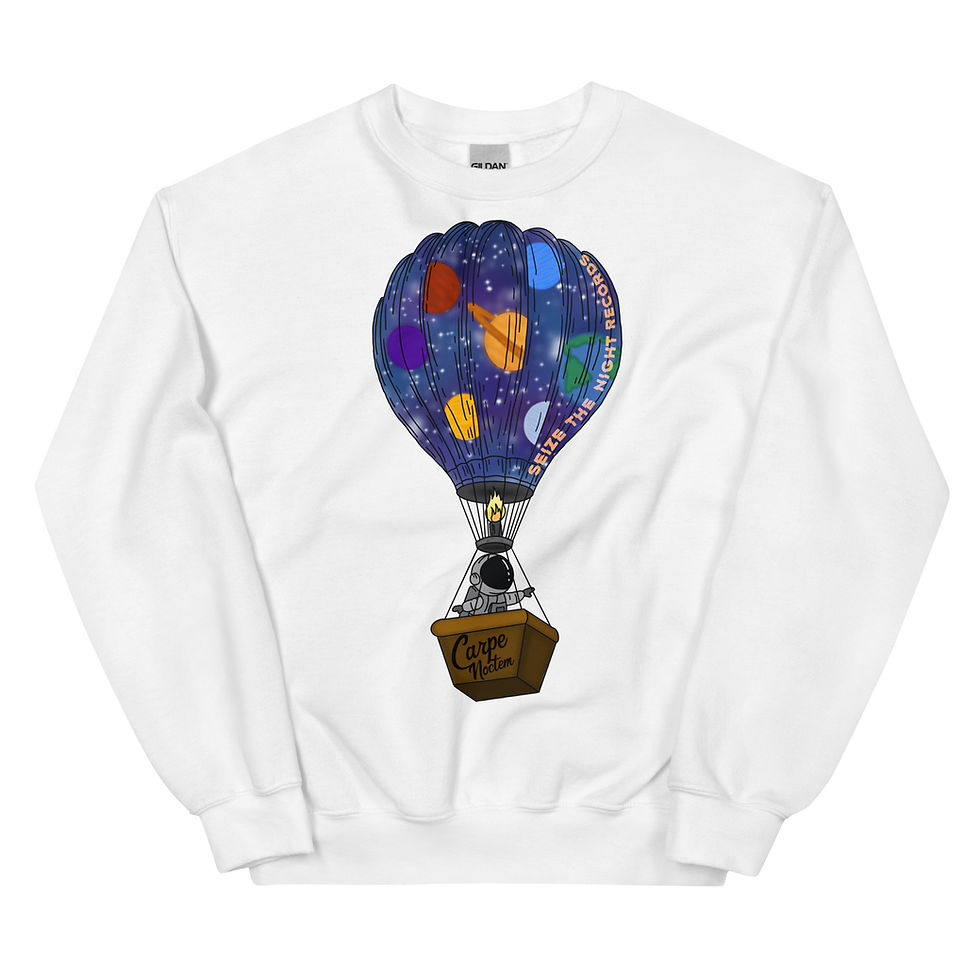 Thumbnail: To The Stars! | Unisex Crew Neck Sweatshirt 