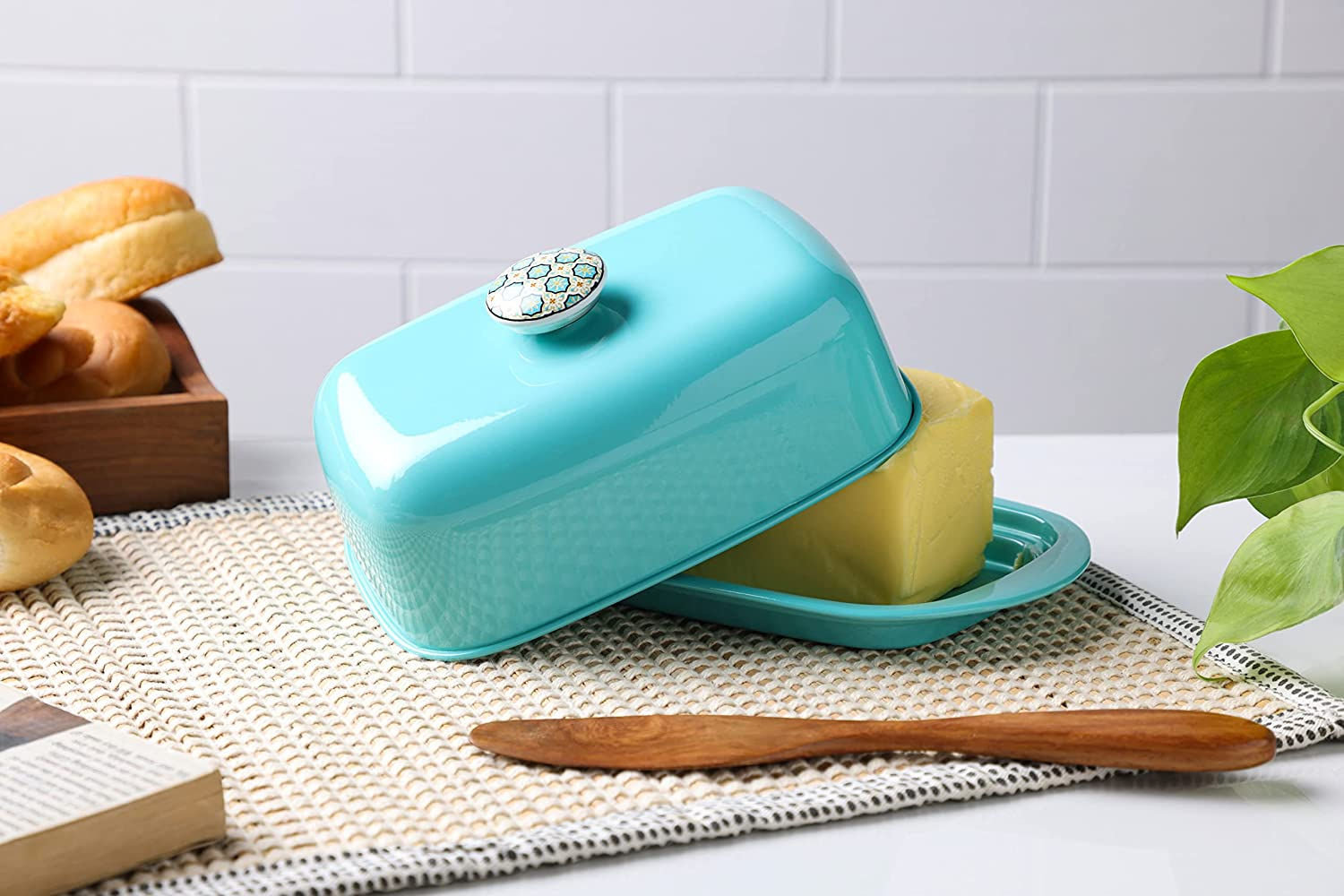 Butter Dish-Butter Container Butter Tray-Metal PIST
