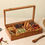 Thumbnail: Dudki Handmade Mango Wooden Spice Box for Kitchen for Kitchen with 8 Small Part