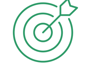 Target with an arrow in the bullseye