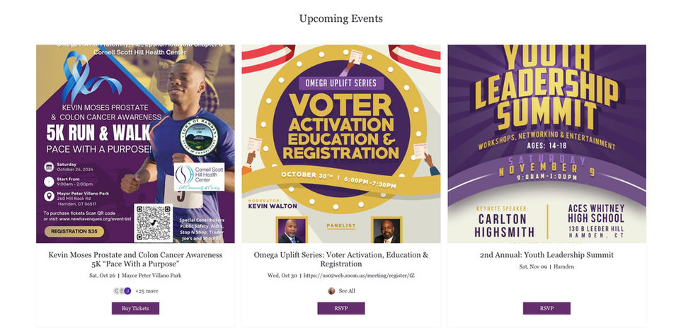 EII-Omega Psi Phi Events Page