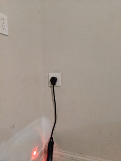 Moved plug outlet