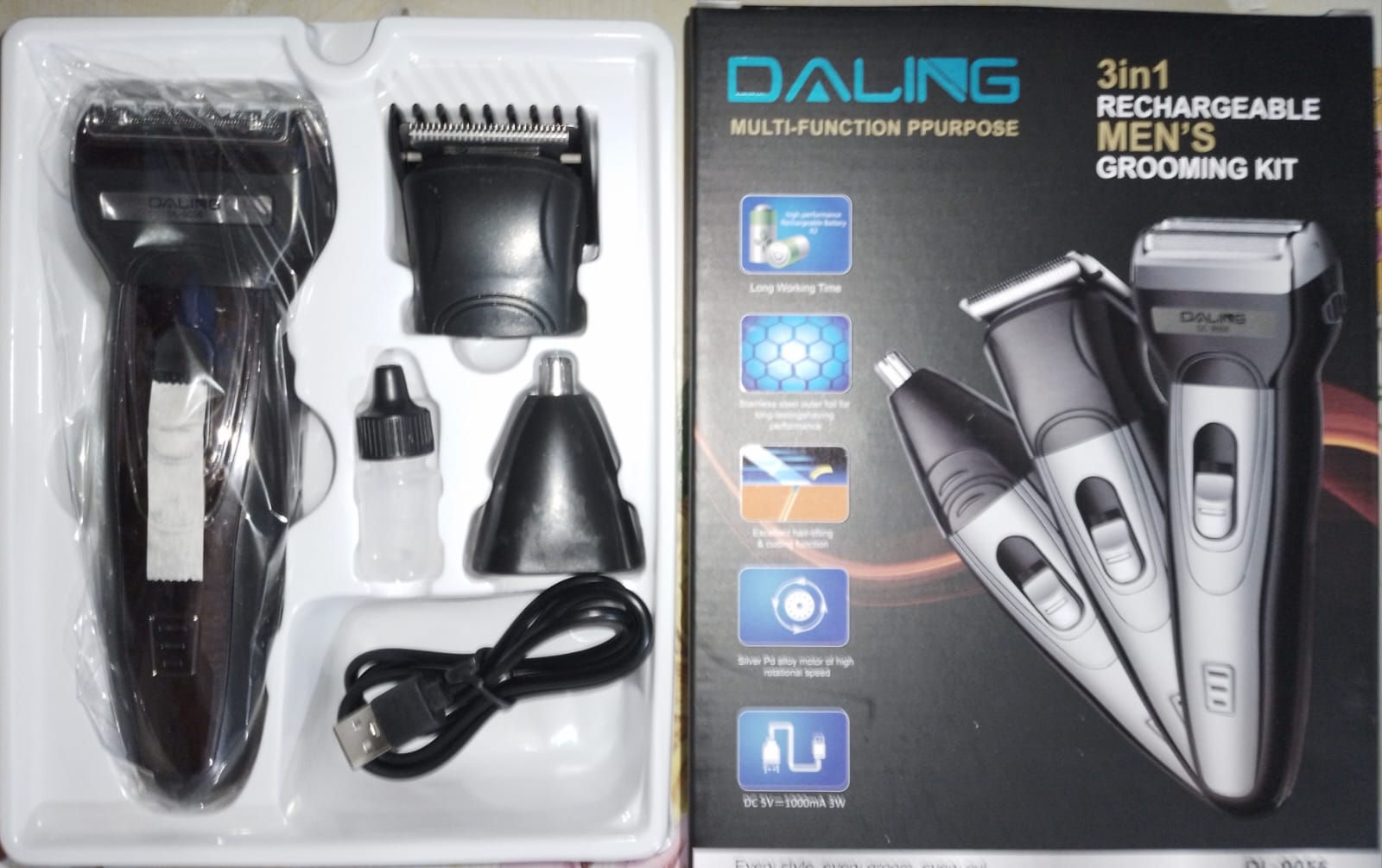 Maquina Afeitadora 3 en 1