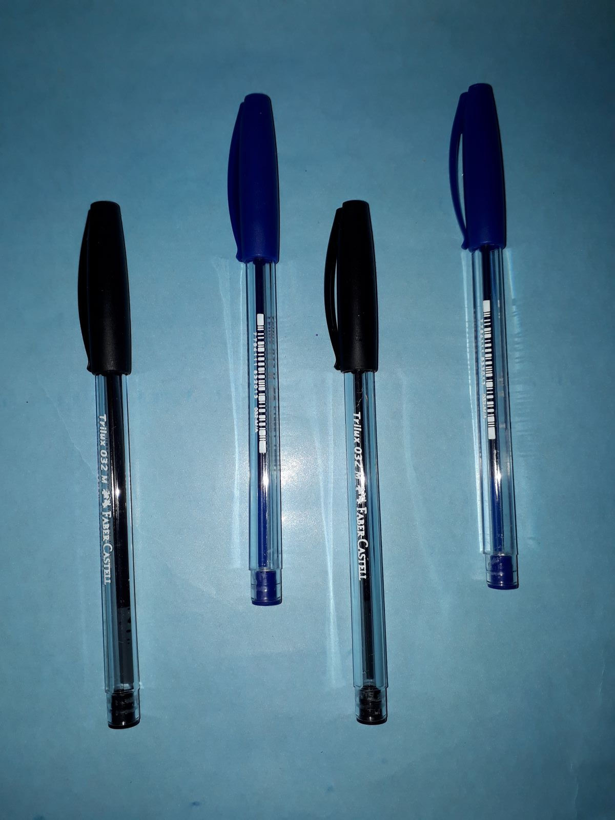 Lapicera Faber Castell transparente