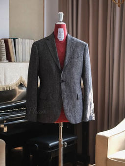 Denim Linen Jacket For Men