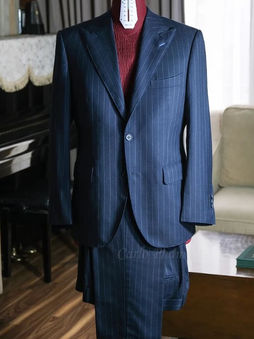 LORO PIANA DARK NAVY - Carlo Pham Bespoke.