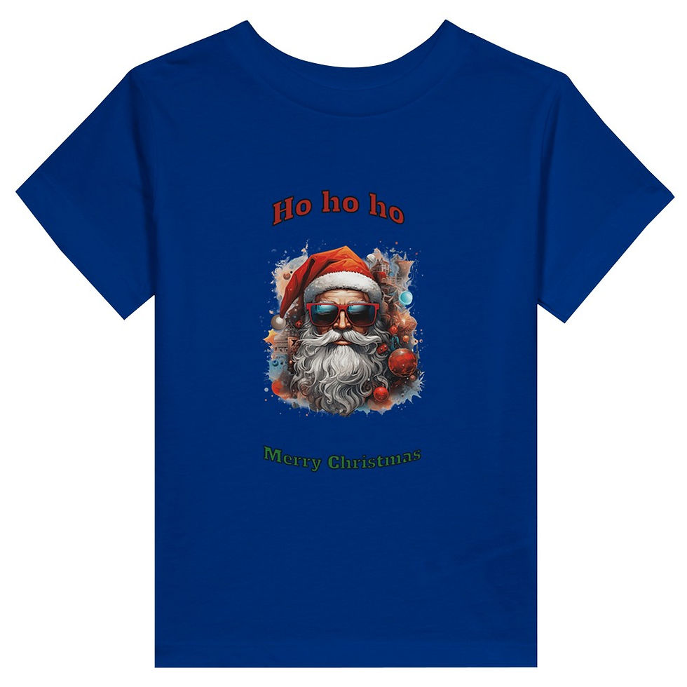 Thumbnail: Ho ho ho Merry Christmas Staple T-Shirt | Bella + Canvas 3001T