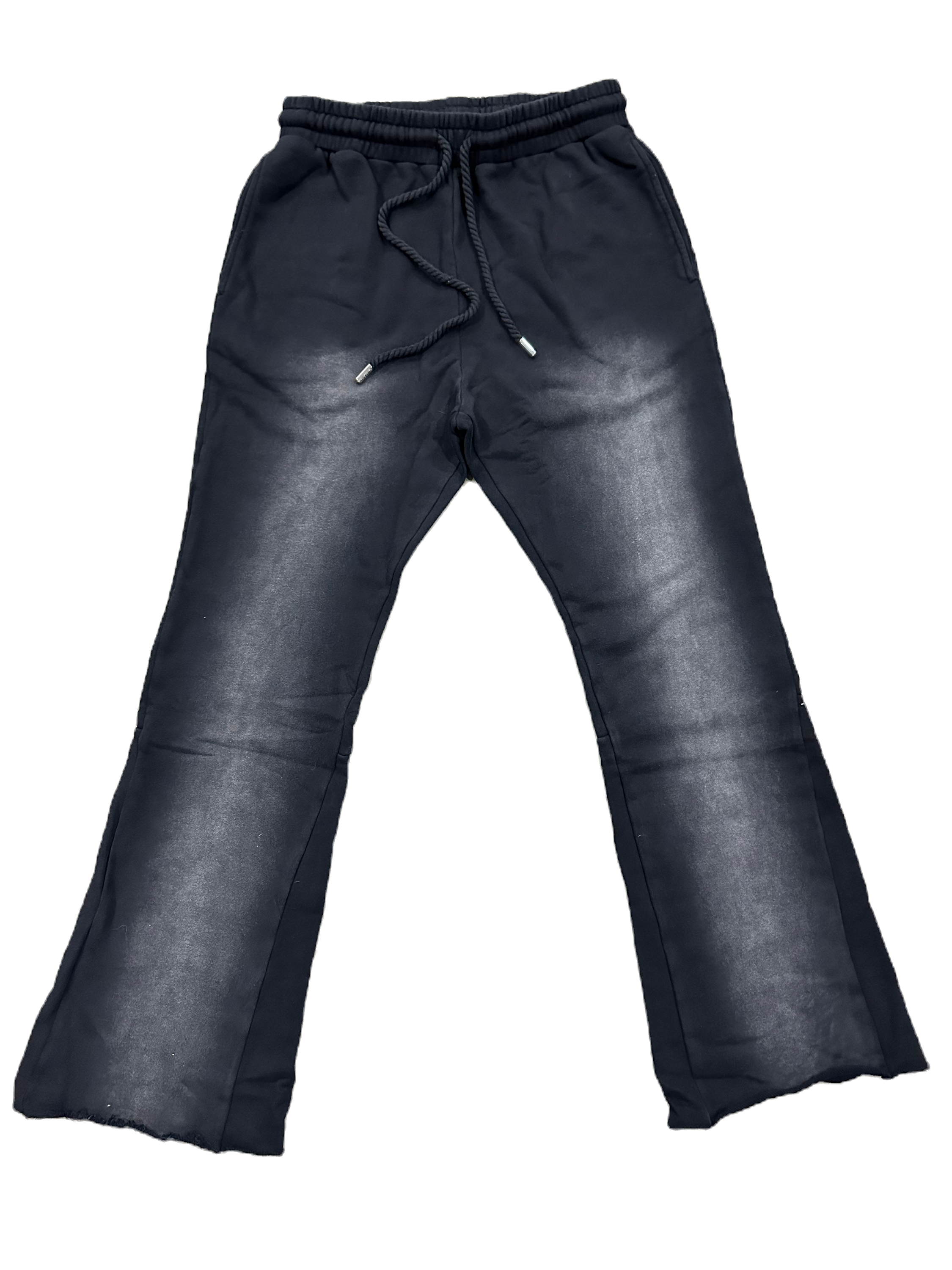 Black Ashy Flared Pants