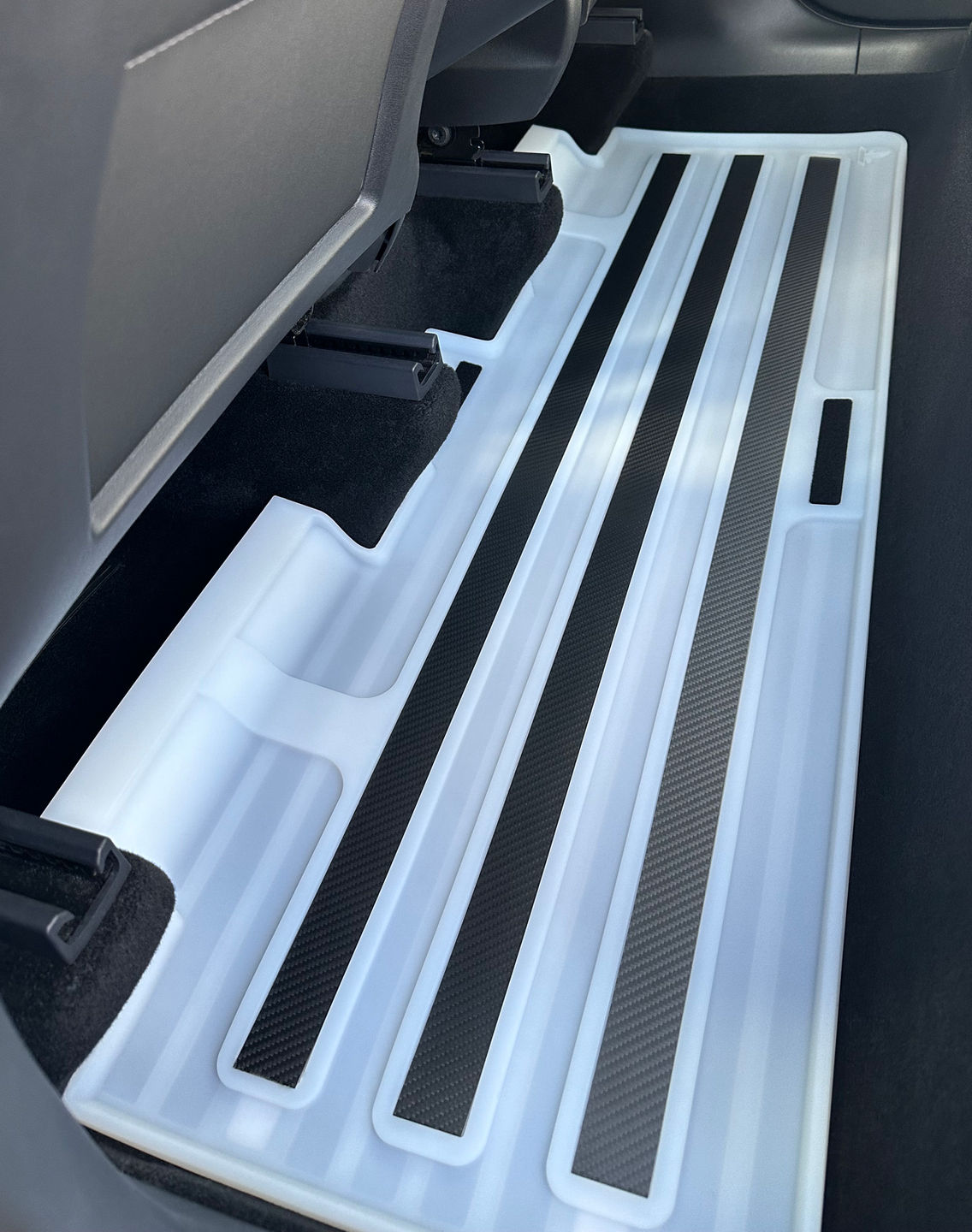 Teslation Tesla Model Y Second Row Floor Mat Inverted Space