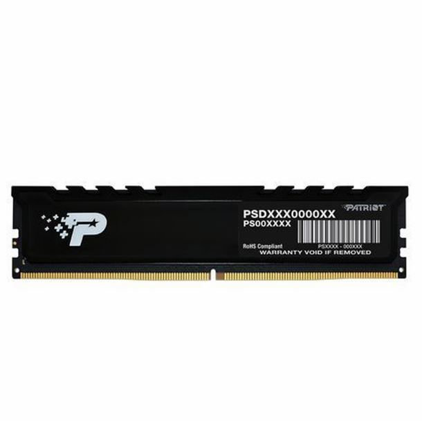 MEMORIA RAM PC 8GB PATRIOT PSP58G520081H1 UDIMM SINGLE 5200MT/S DDR5 CL42 1.1V N