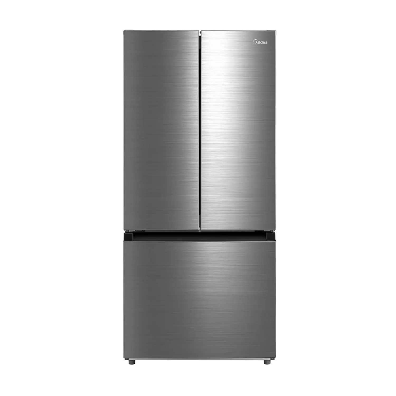 Heladera Inox Inverter 522L French door Midea MDRF700FGM46