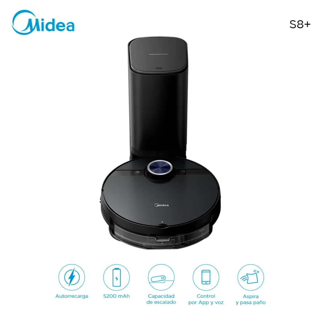 Aspiradora y trapeadora robot Midea S8+