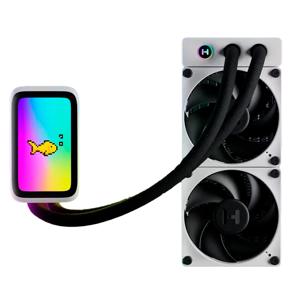 ENFRIAMIENTO LIQUIDO RGB HYTE THICC Q60 FAN-HYTE-Q60-BW BLANCO