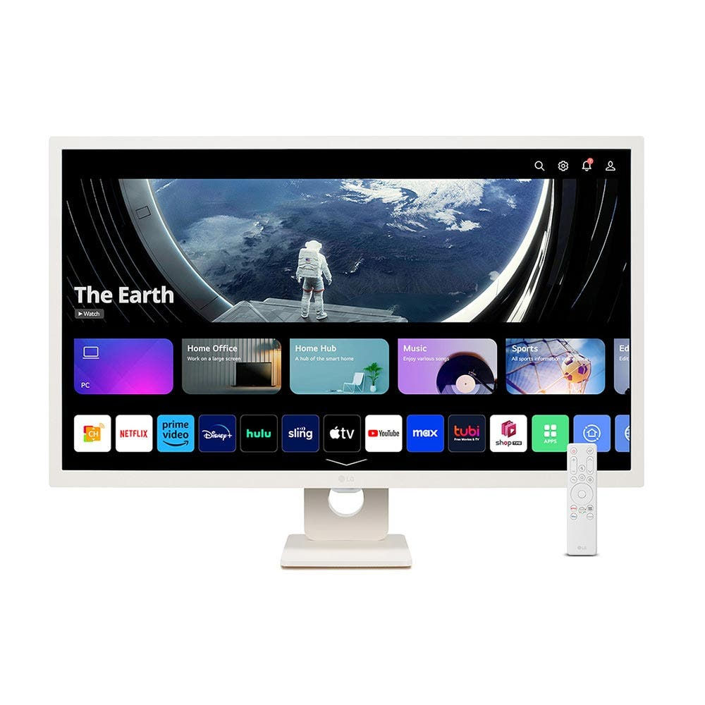 MONITOR 32'' LG 32SR50F-W 1920 x 1080 5MS 60Hz HDMI USB FHD IPS WITH WEBOS SMART