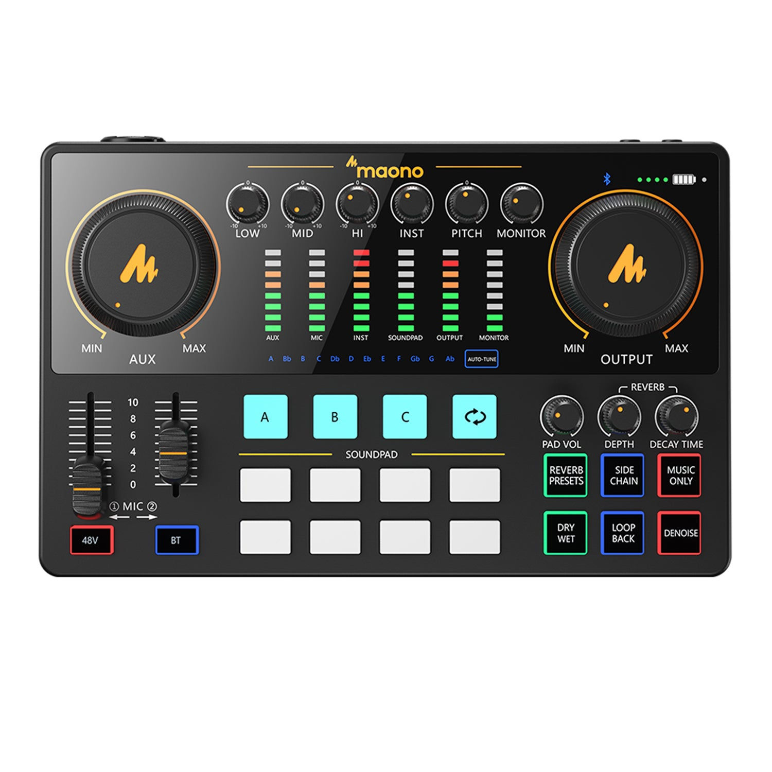 INTERFASE DE AUDIO MAONO PARA CONECTAR MICROFONO AME2