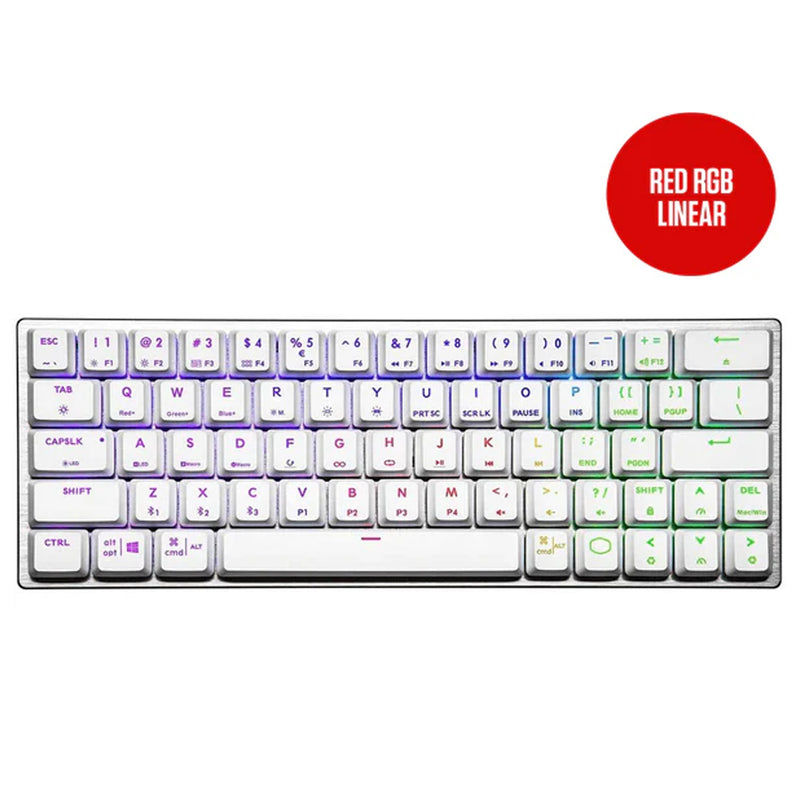 SK622 /White/TTC Low Profile Red/US Layout Cooler Master