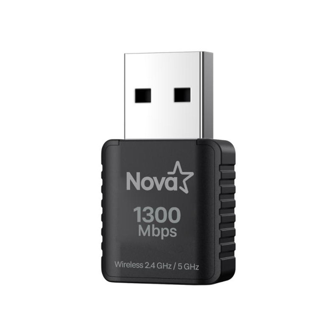 ADAPTADOR WIFI USB NOVA UWF-908 1300MBPS E010-174