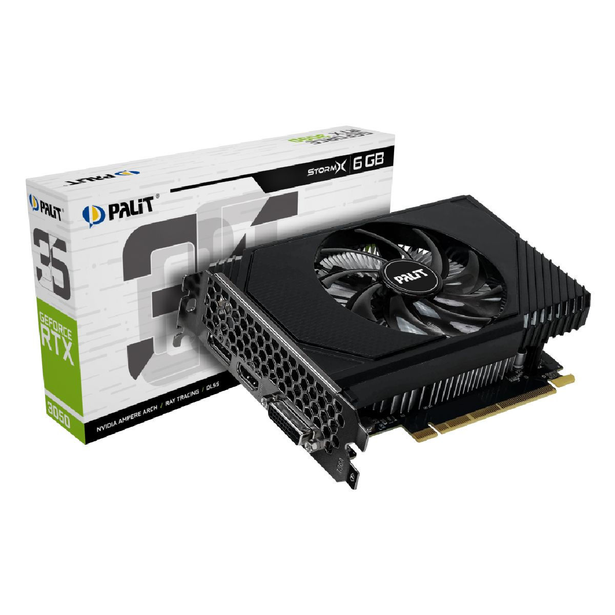 Tarjeta Palit Geforce Rtx 3050 Stormx 6gb GDDR6