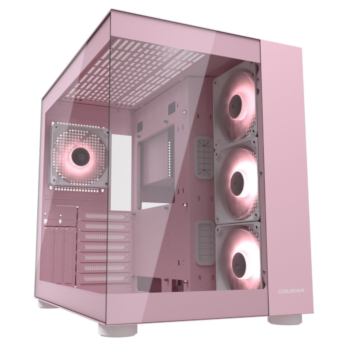 Gabinete Cougar Fv150 Rgb Pink