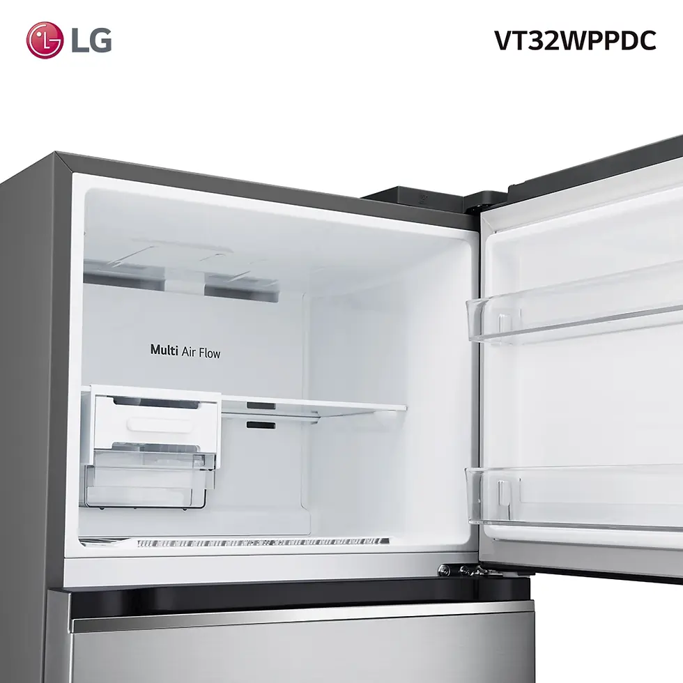 Miniatura: Refrigerador LG inverter 340L VT32WPPDC