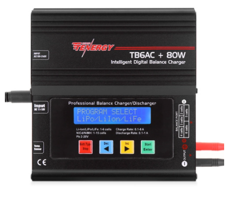Tenergy TB6AC+80W Multi-Chemistry Charger | davesrce
