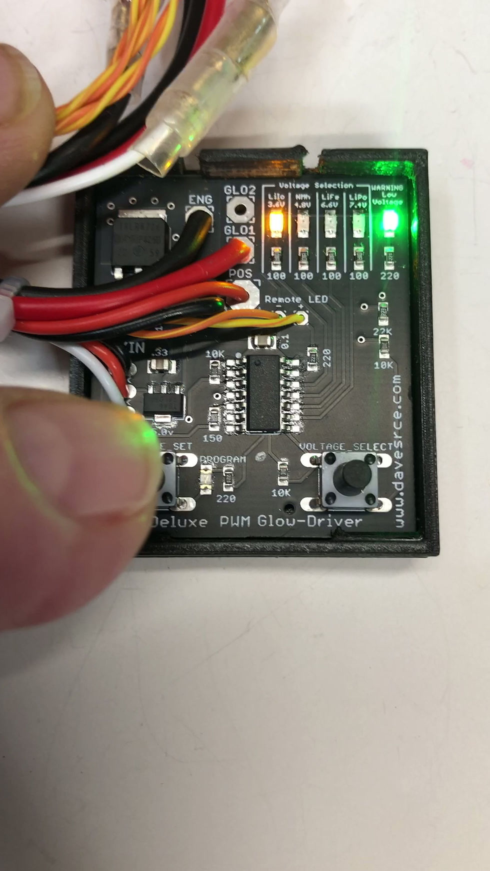 Thumbnail: Deluxe Programmable On-Board Glow Driver-Single Cylinder