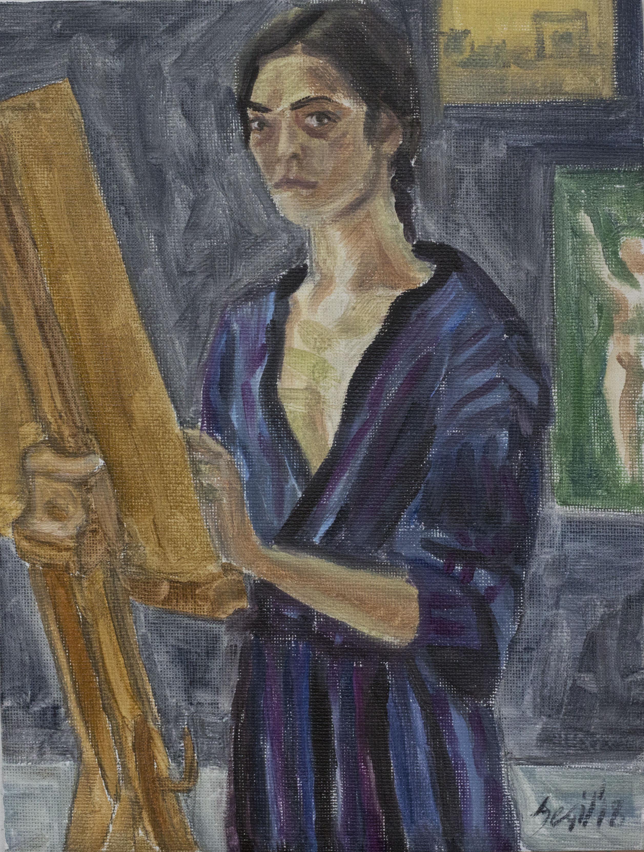 One in blue, 2018