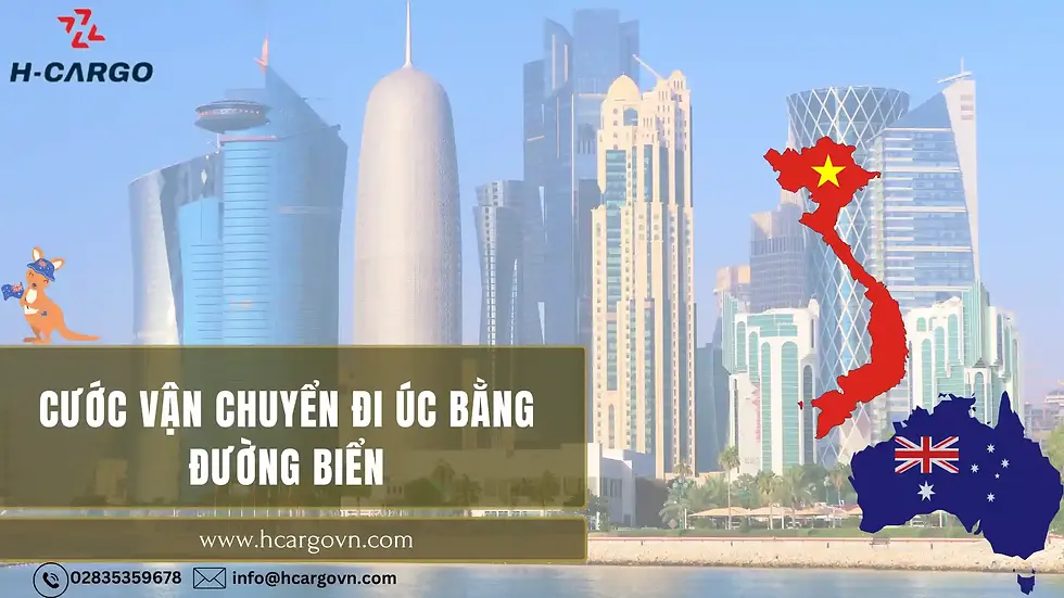Cước phí vận chuyển đi úc bằng đường biển