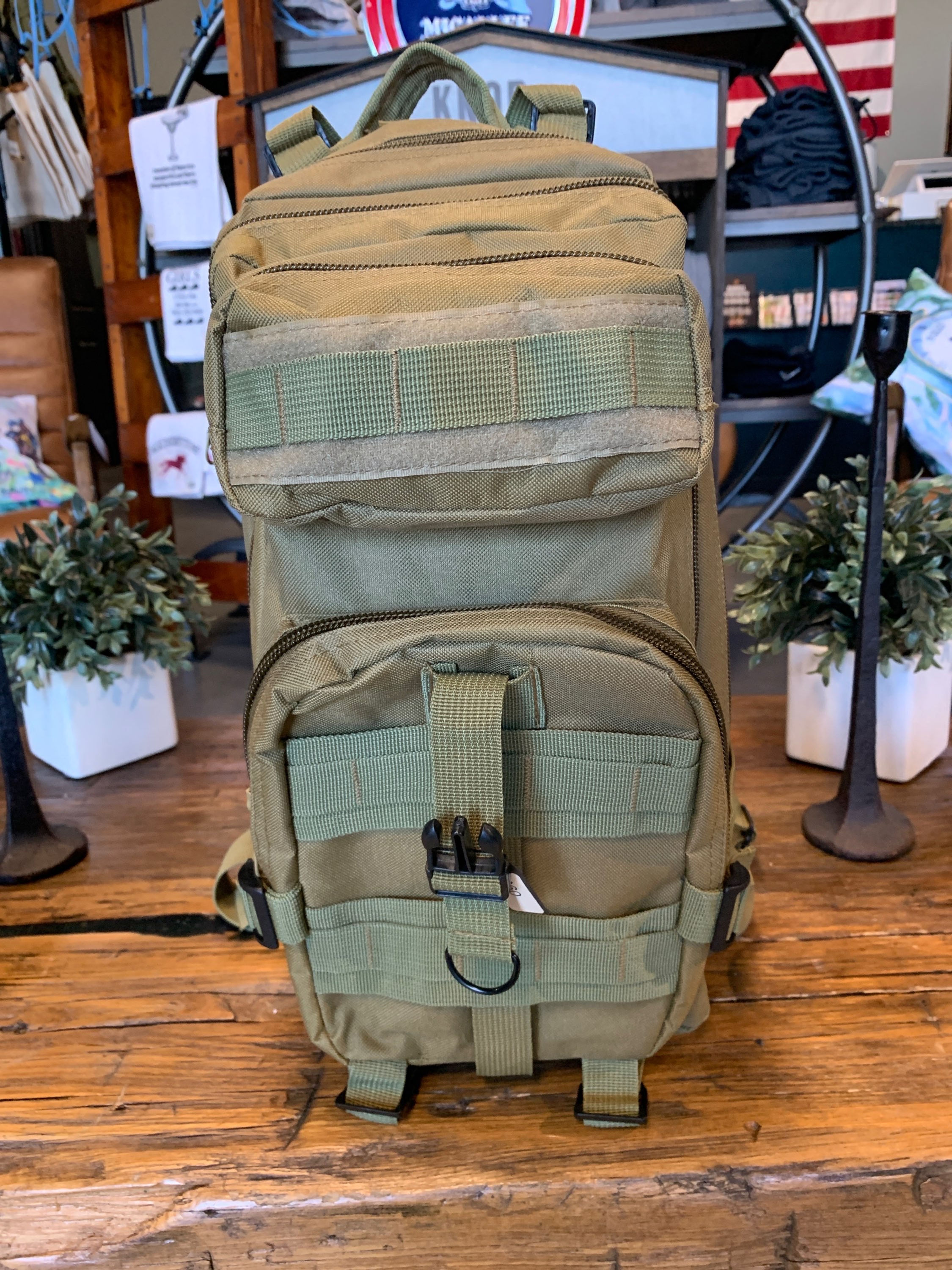 Army Green Backpack