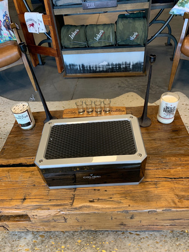 Colibri Rally Silver/Black Humidor | jakescigarbar