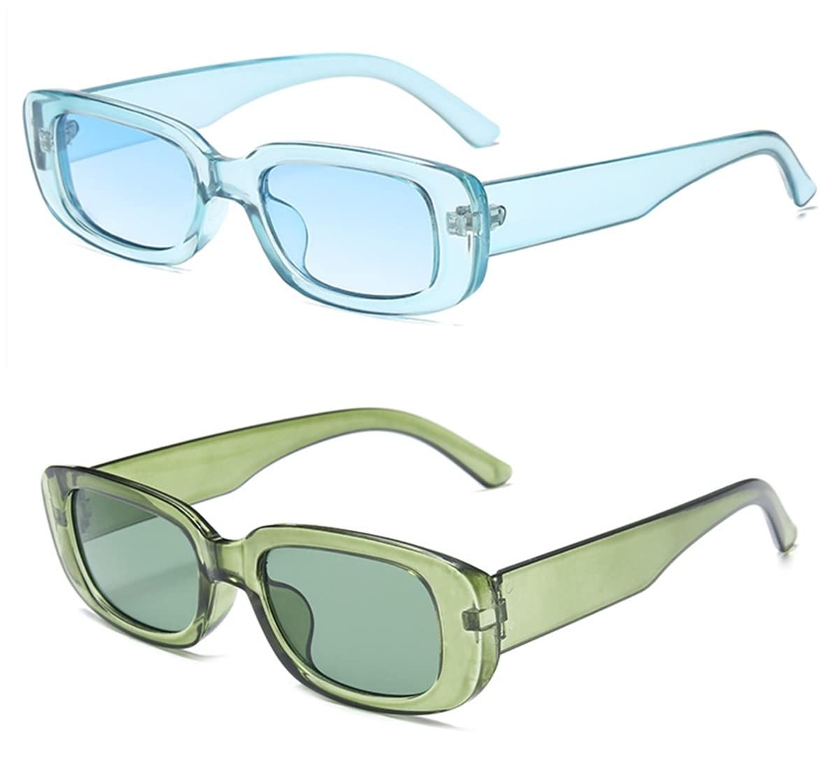 Retro Rectangle Sunglasses