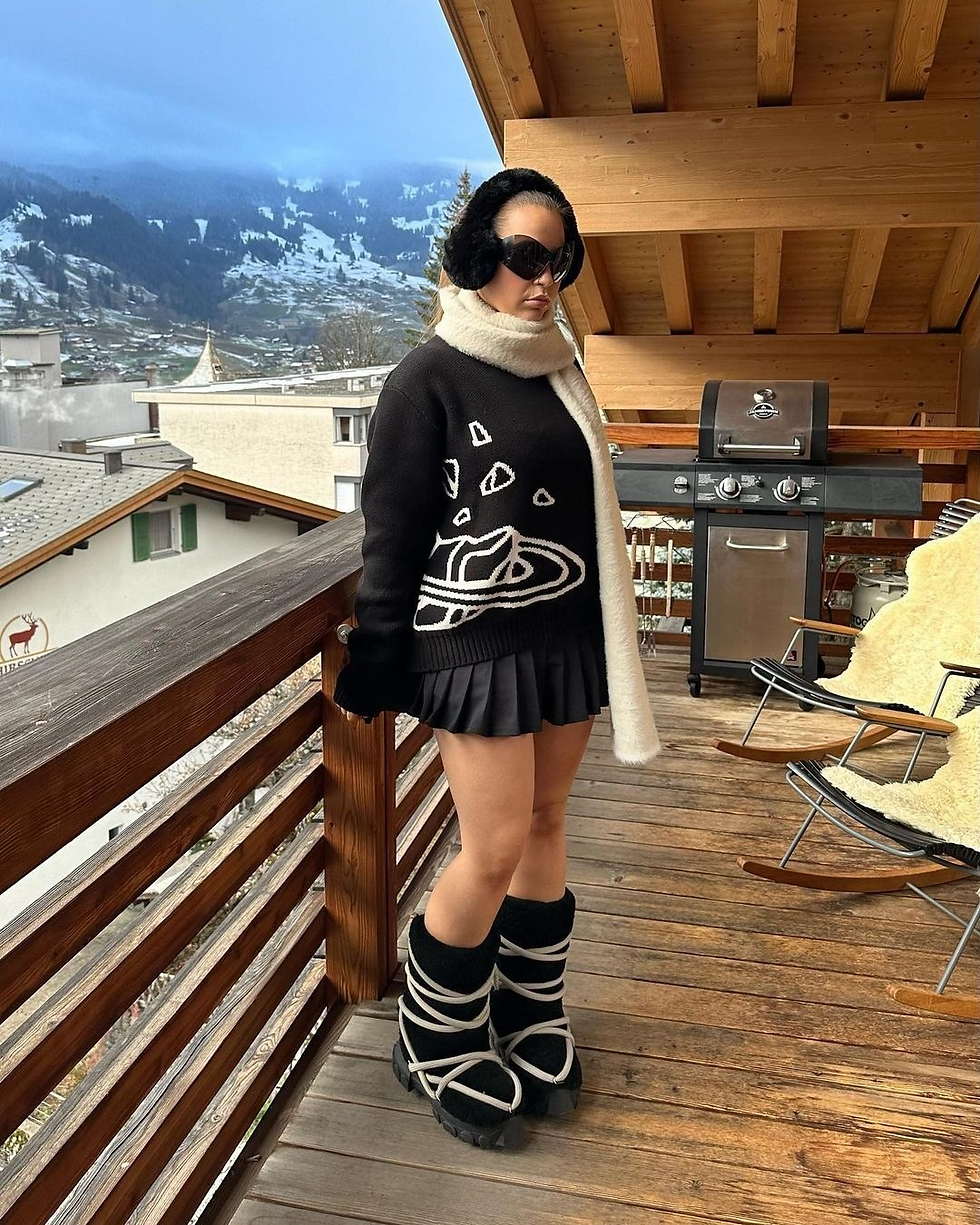Thumbnail: Space Planet Star Knitted Sweater - Y2K Vibes