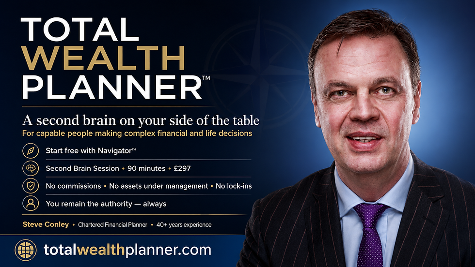 Total Wealth Planner™: For Capable People Who Want Clarity Without Handing Over Control